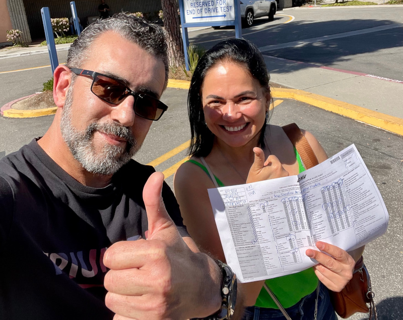 Her birthday. Her fourth attempt. One hour of prep. Licensed.