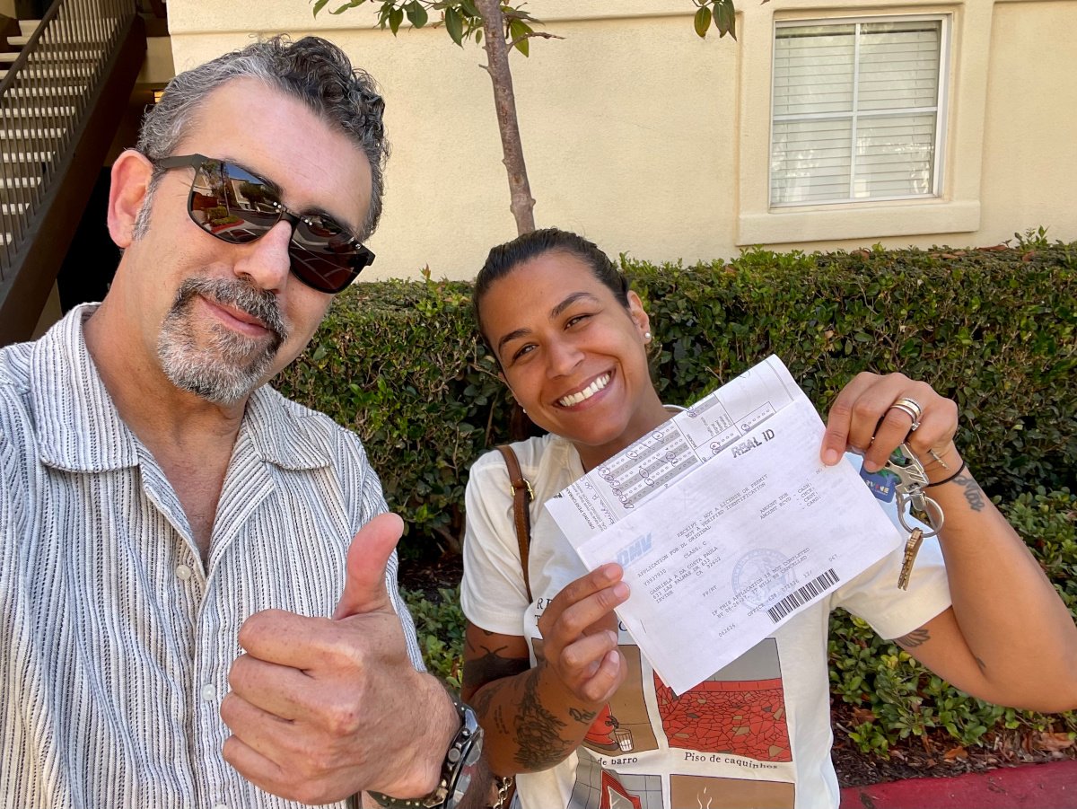 Gabriela Passed Her Driving Test in Costa Mesa