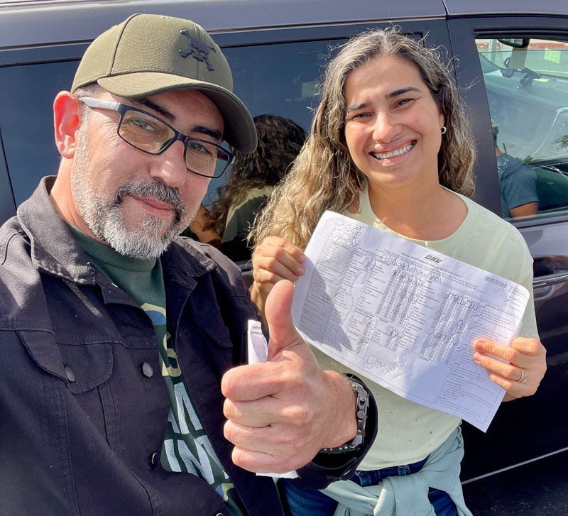 Her permit expired a year ago. She restarted from scratch and passed.