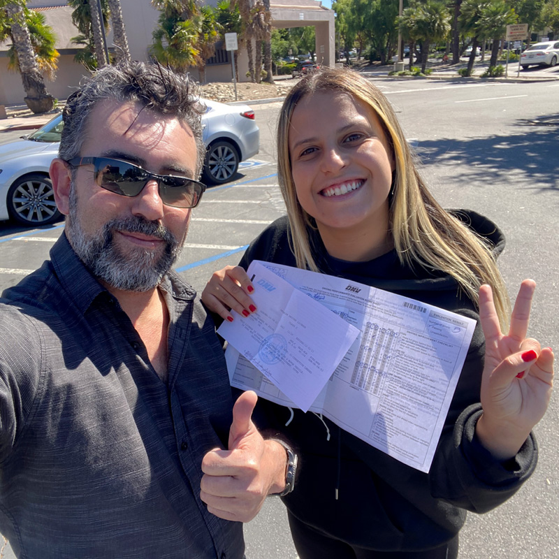 Her other instructor cancelled 12 hours before the test — citing a cat scratch